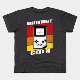 VINTAGE GEN X Kids T-Shirt